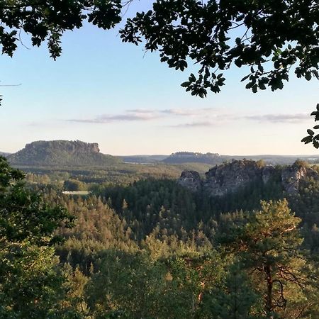 Gohrischstein Blick Appartement Rathmannsdorf Buitenkant foto